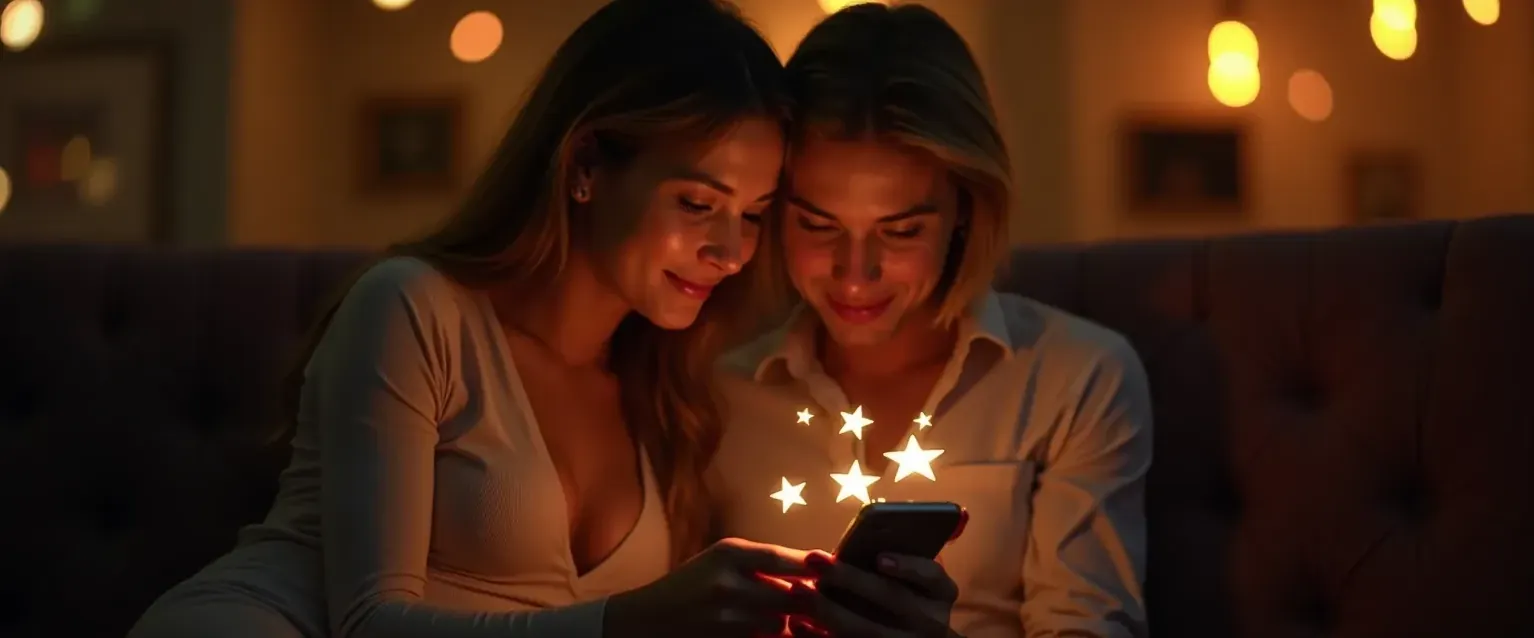 Usuarios disfrutando de la app de 22Bet